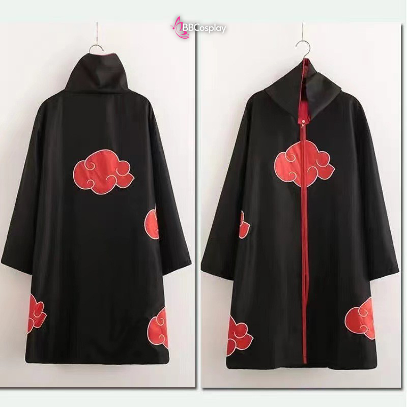 Áo Khoác Akatsuki Cổ Cao