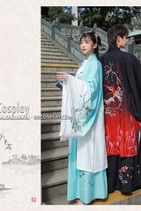 Hán Phục Cặp Đôi Cửu Vĩ Hồ Hot Trend Tiktok