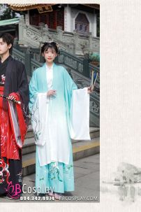Hán Phục Cặp Đôi Cửu Vĩ Hồ Hot Trend Tiktok