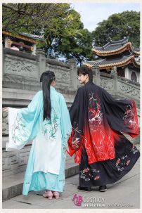 Hán Phục Cặp Đôi Cửu Vĩ Hồ Hot Trend Tiktok