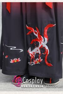 Hán Phục Cặp Đôi Cửu Vĩ Hồ Hot Trend Tiktok