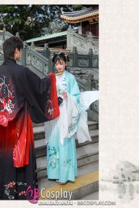 Hán Phục Cặp Đôi Cửu Vĩ Hồ Hot Trend Tiktok