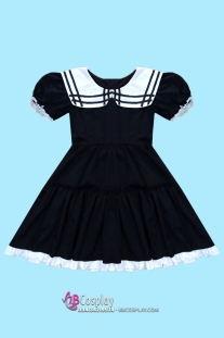 Đầm Nữ Sinh Đen Vải Dày Dặn Sale 50%