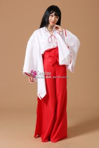 Trang Phục Hakama Cosplay Nhật Bản Kikyou - Inuyasha