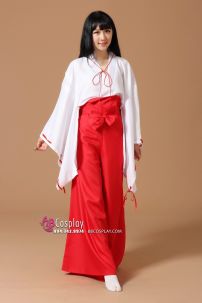 Trang Phục Hakama Cosplay Nhật Bản Kikyou - Inuyasha