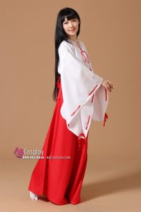 Trang Phục Hakama Cosplay Nhật Bản Kikyou - Inuyasha