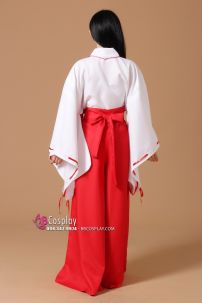 Trang Phục Hakama Cosplay Nhật Bản Kikyou - Inuyasha