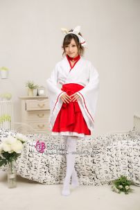 Waloli Cosplay Houki Shinonono Kitsune Miko