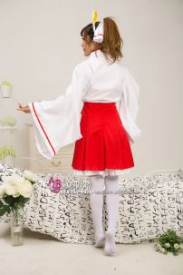 Waloli Cosplay Houki Shinonono Kitsune Miko