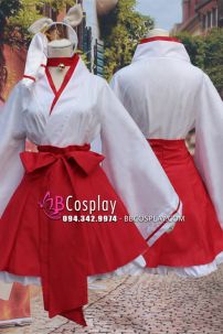 Waloli Cosplay Houki Shinonono Kitsune Miko