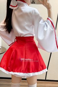 Waloli Cosplay Houki Shinonono Kitsune Miko
