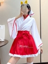 Waloli Cosplay Houki Shinonono Kitsune Miko
