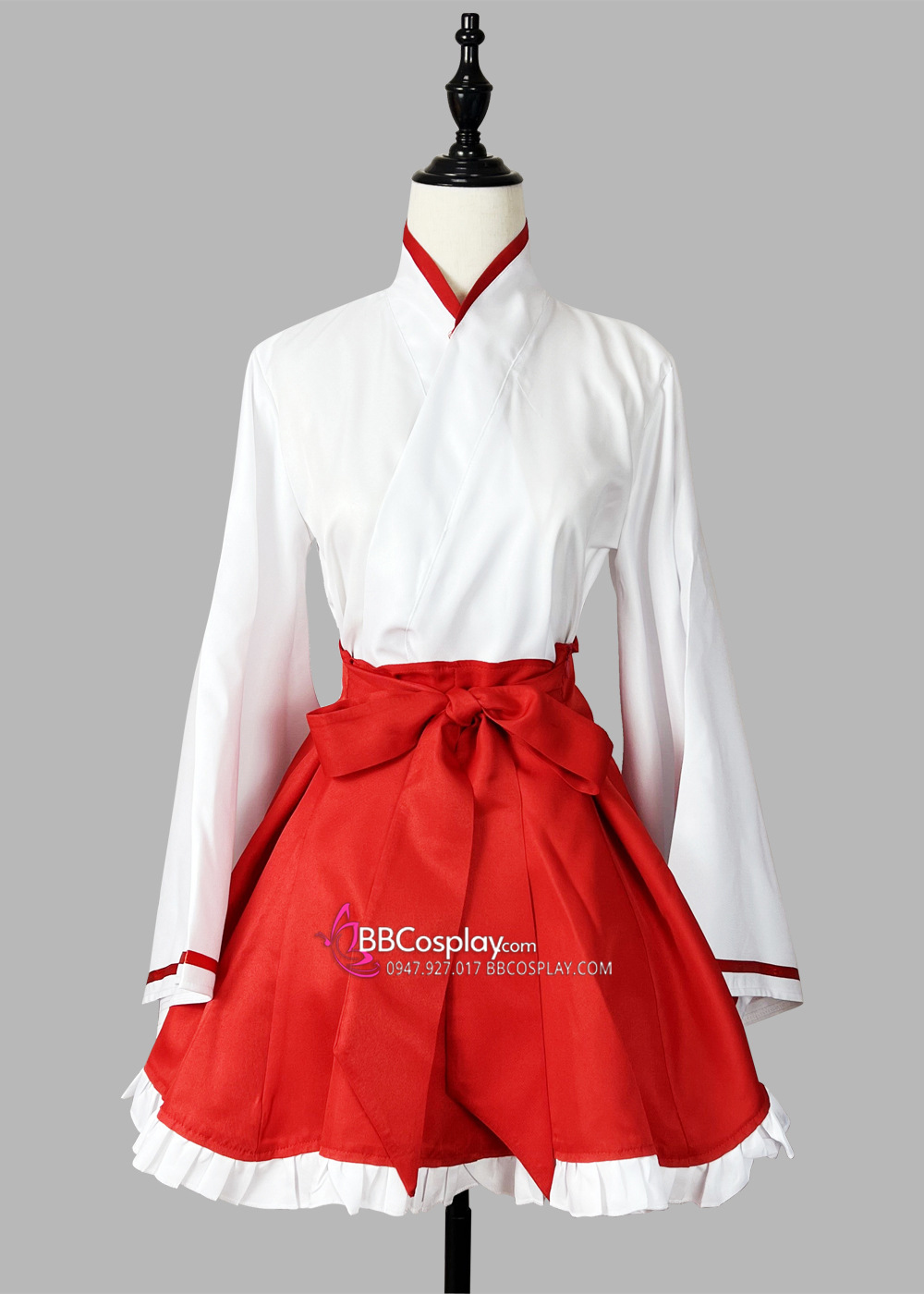 Waloli Cosplay Houki Shinonono Kitsune Miko