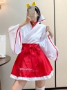 Waloli Cosplay Houki Shinonono Kitsune Miko