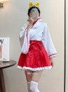 Waloli Cosplay Houki Shinonono Kitsune Miko