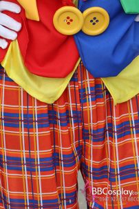 Đồ Chú Hề Vest Caro Đuôi Tôm