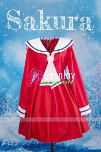 Đầm Thủy Thủ Đỏ Sakura Hàng May