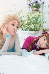 Tóc Elsa Tóc Giả Hóa Trang Công Chúa Elsa - Lưới Hoa