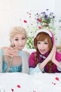 Tóc Elsa Tóc Giả Hóa Trang Công Chúa Elsa - Lưới Hoa