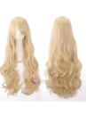 Tóc Vàng Dài Xoăn 80Cm