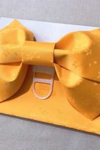 Obi Kimono - Thắt Lưng Kimono Nhật Nơ Vàng