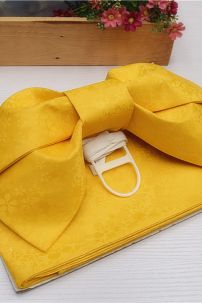 Obi Kimono - Thắt Lưng Kimono Nhật Nơ Vàng
