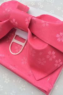 Đai Lưng Kimono Nhật Hồng Hoa Đào