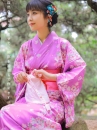 Đai Lưng Kimono Nhật Hồng Hoa Đào