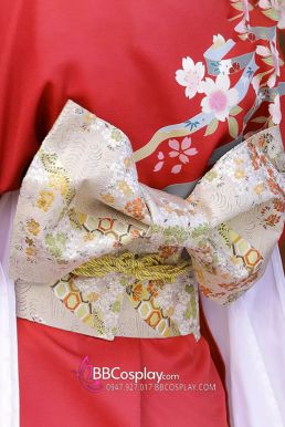 Obi Kimono - Thắt Lưng Kimono Nhật Nơ Gấm