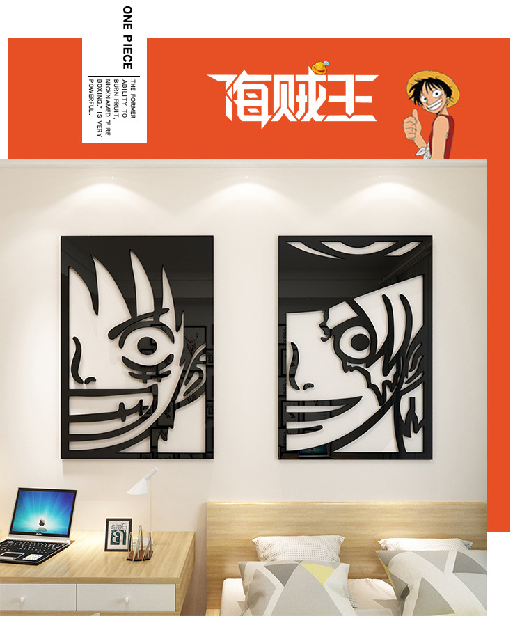 Bộ Tranh Dán Tường Anime One Piece