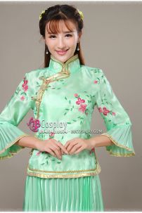 Đồ Sườn Xám Cách Tân Xanh Mint