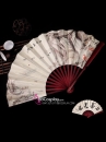 Quạt Xếp Cổ Trang Tranh Phong Thuỷ