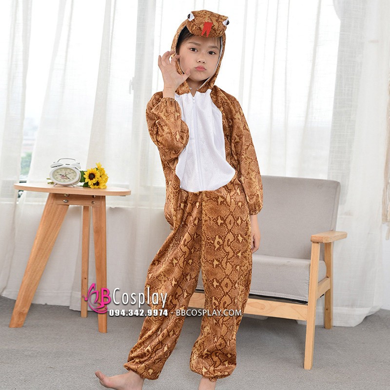 Đồ Hóa Trang Con Rắn Cho Bé Size 100Cm