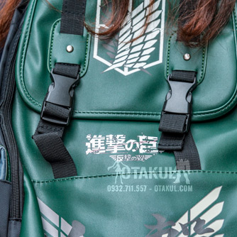 Balo Thời Trang Anime Attack On Titan Xanh