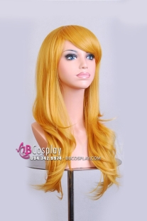 Tóc Giả Vàng Dài 60Cm