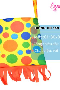 Túi Chú Hề Bằng Vải - Phụ Kiện Chú Hề