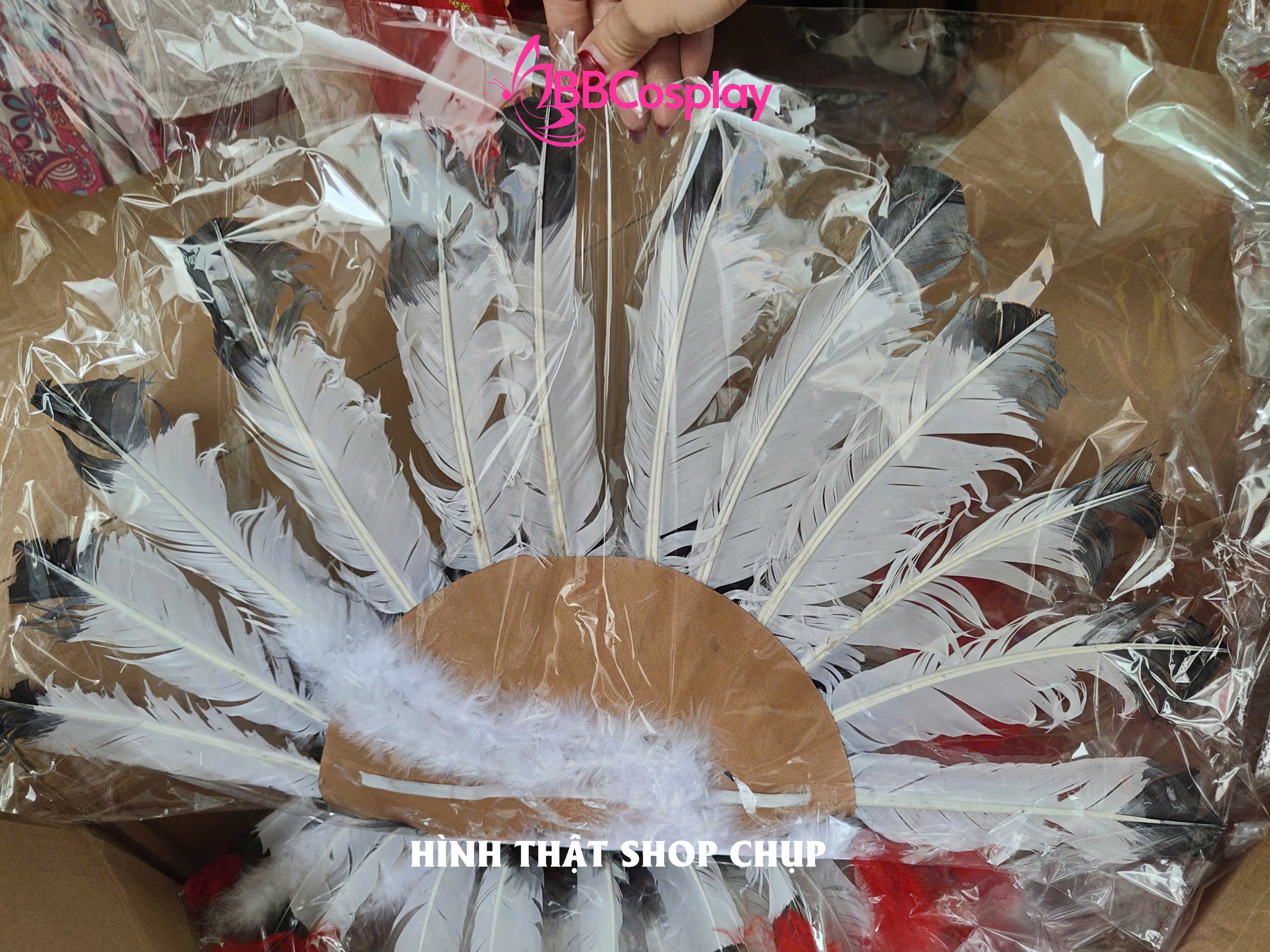 Nón Thổ Dân Giá Rẻ Lông Trắng Chân Đen