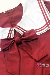 Đầm Thủy Thủ Đỏ Đô Mẫu Mới