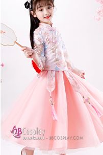 Hỉ Phục Trẻ Em Hồng Pastel 150