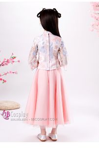 Hỉ Phục Trẻ Em Hồng Pastel 150