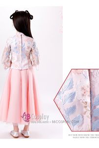 Hỉ Phục Trẻ Em Hồng Pastel 150