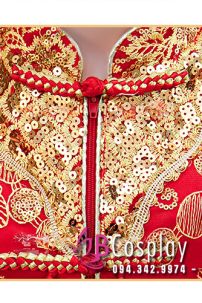 Hỉ Phục Cách Tân Đỏ Trẻ Em