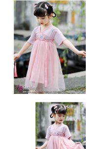 Hán Phục Trẻ Em Tiểu Đào - Tay Ngắn 120