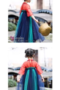 Váy Hán Phục Tiểu Đinh Đan Bé Gái