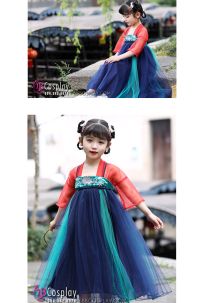 Váy Hán Phục Tiểu Đinh Đan Bé Gái