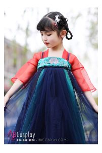 Váy Hán Phục Tiểu Đinh Đan Bé Gái