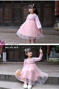 Đồ Hằng Nga Cho Bé Hồng Pastel - Tiểu Đào