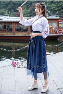 Hán Phục Cách Tân Vân Lưu - Xanh