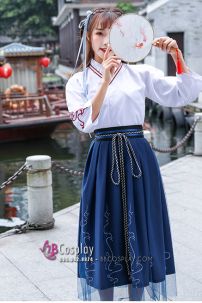 Hán Phục Cách Tân Vân Lưu - Xanh