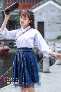 Hán Phục Cách Tân Vân Lưu - Xanh